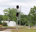 signal for east-west connection track with new lower 3 light head